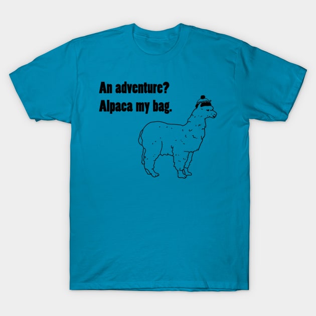 Alpaca My Bag T-Shirt by Clutch Tees